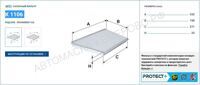 K-1106 FILTRON  ( M2 MB 19/CU-3461 )  салонный фильтр